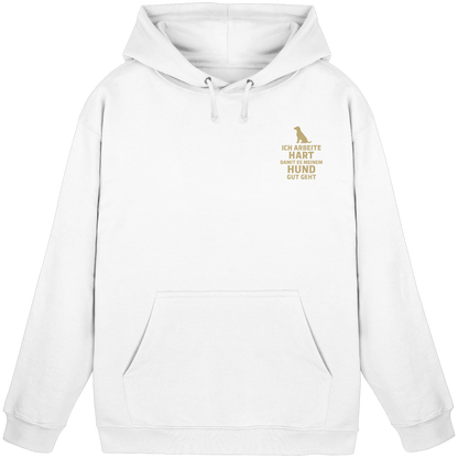 Ich Arbeite Hart Premium Unisex Hoodie