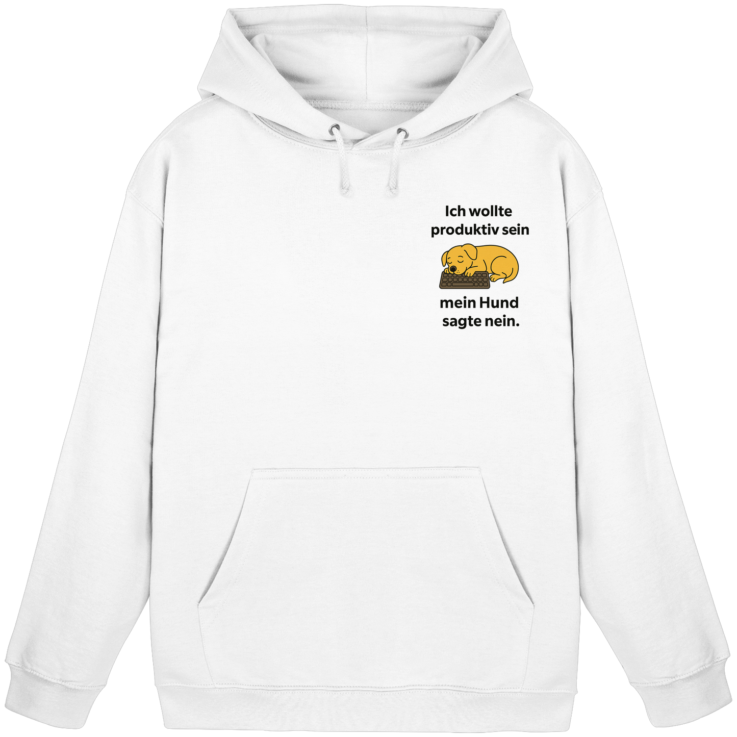 Premium Pfotenpoesie  Unisex Hoodie Ich wollte Produktiv sein