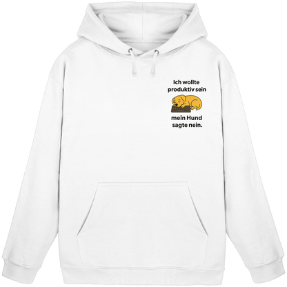Ich wollte Produktiv sein Premium  Unisex Hoodie