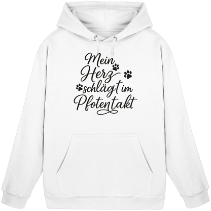 Mein Herz Schlägt im Pfotentakt Premium Unisex Hoodie