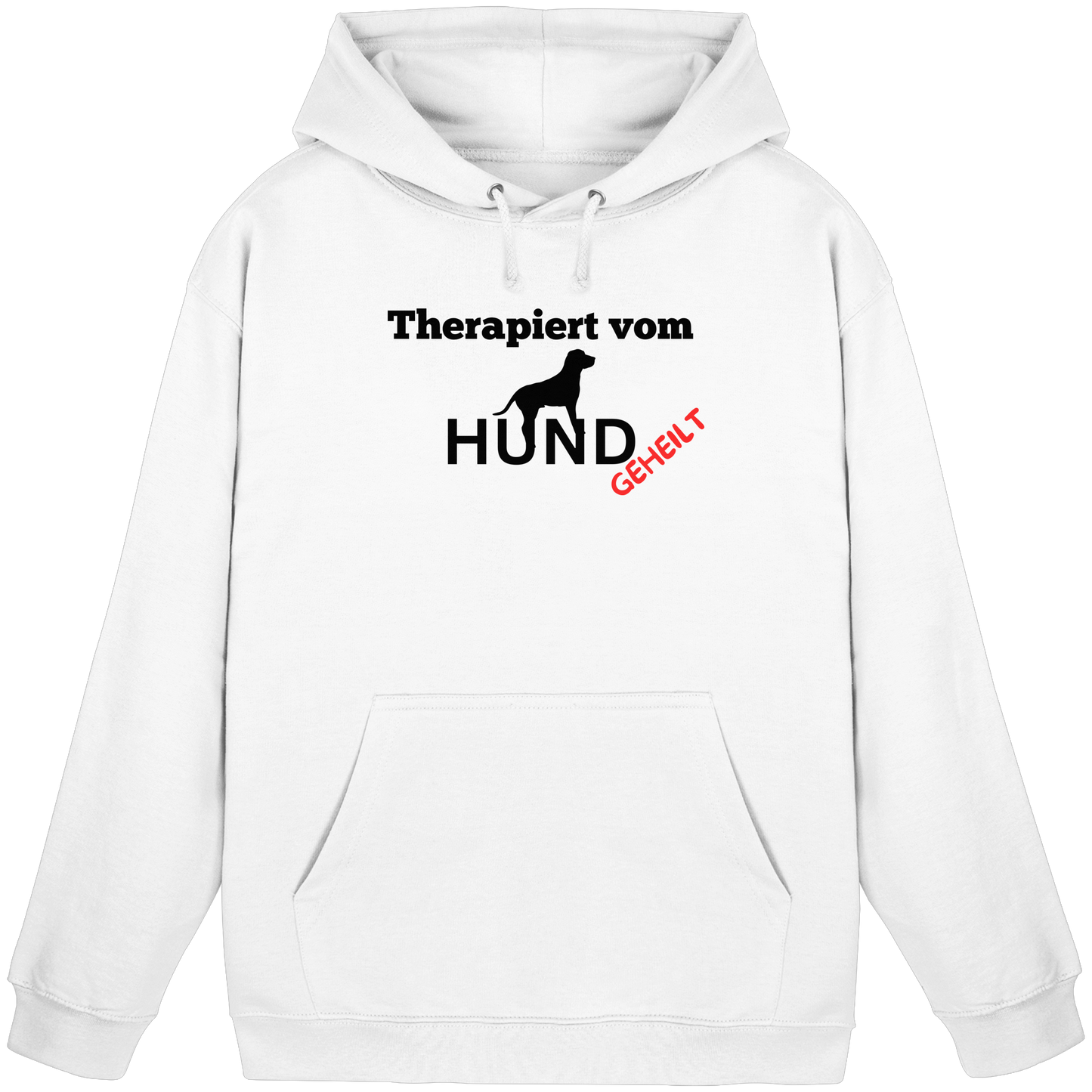 Premium Pfotenpoesie  Hoodie Therapiert von Hund