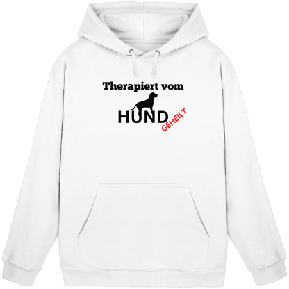 Therapiert vom Hund Premium Unisex Hoodie