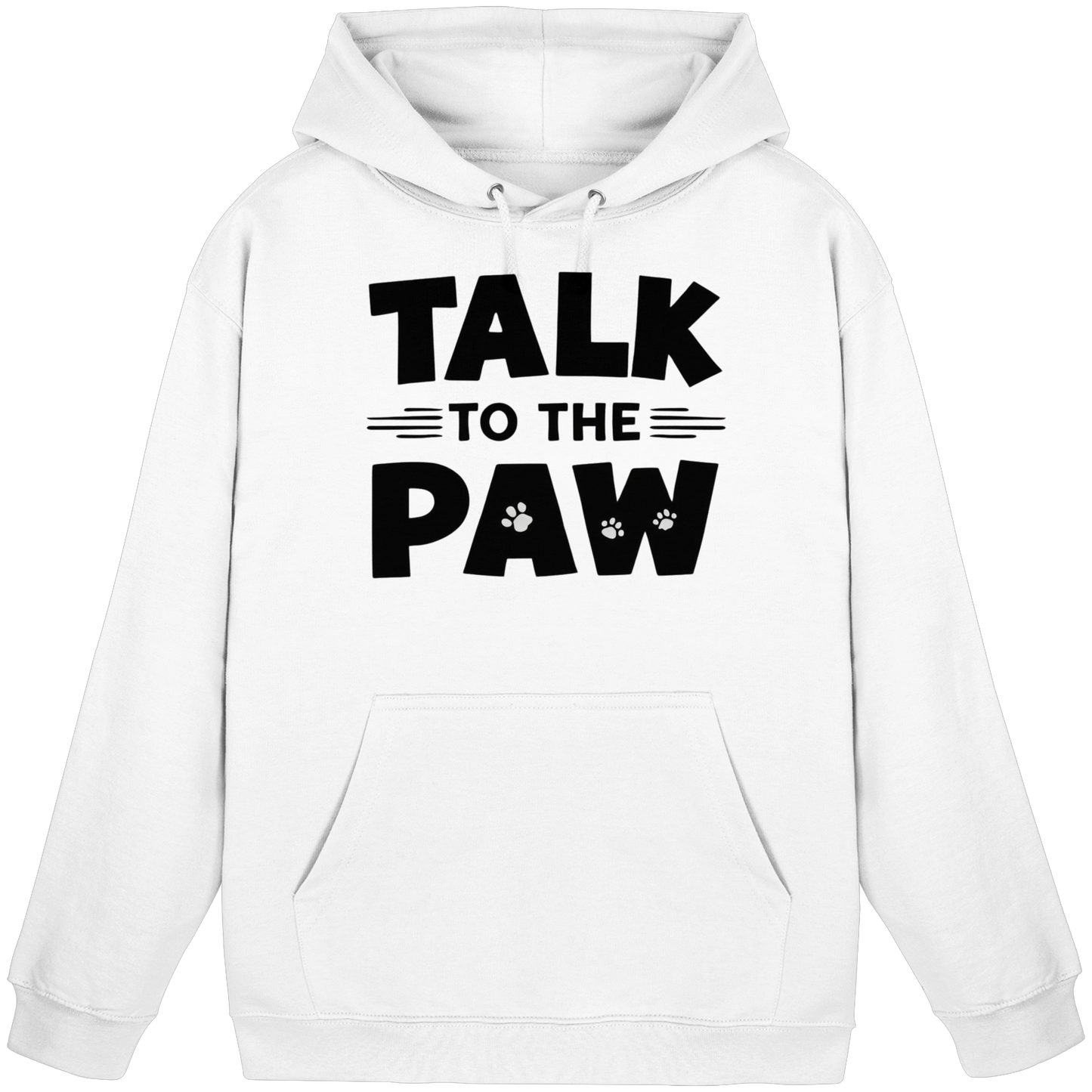 Premium Pfotenpoesie  Hoodie Talk To The Paw