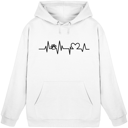 Herzschlag Premium Unisex Hoodie