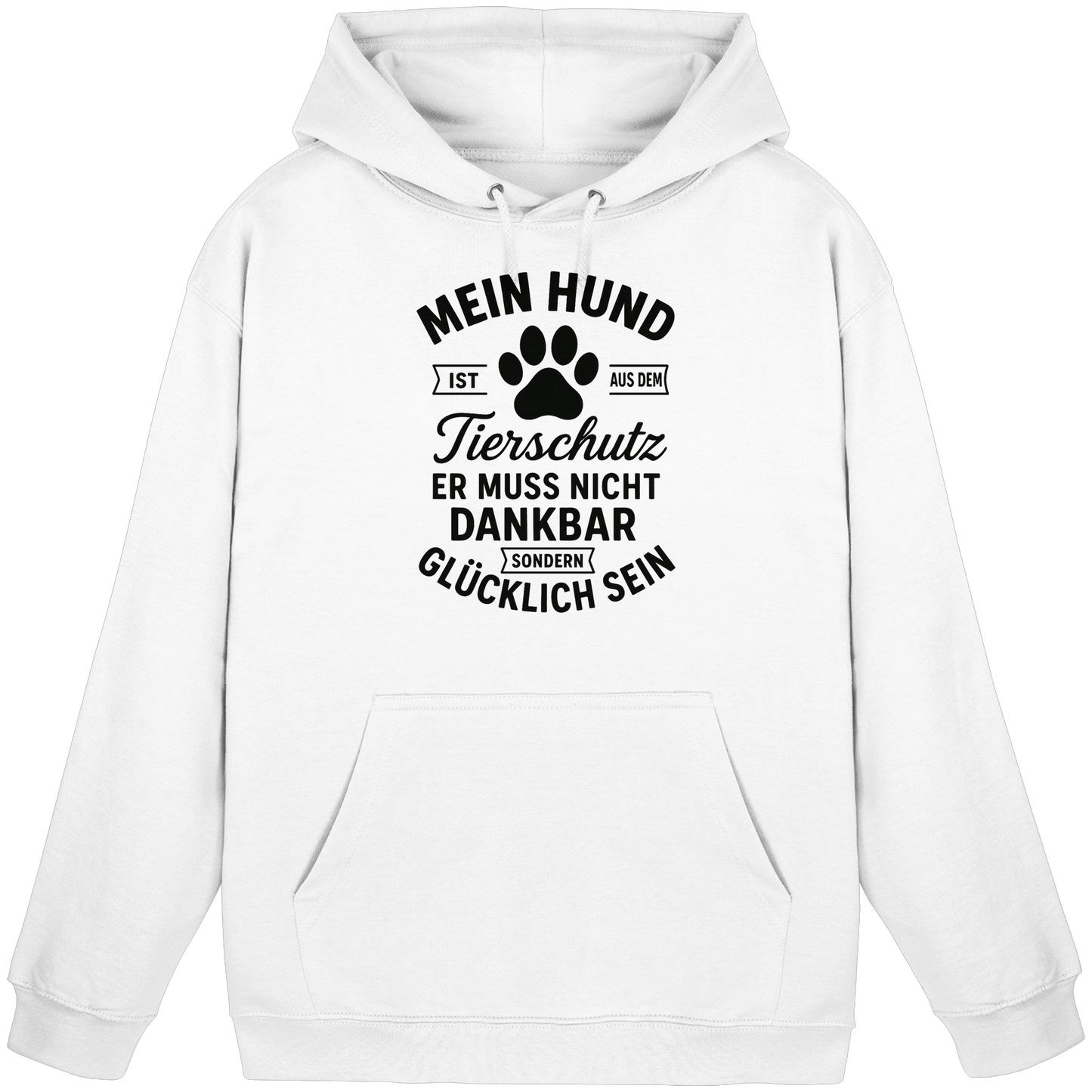 Premium Pfotenpoesie Unisex Hoodie Tierschtz