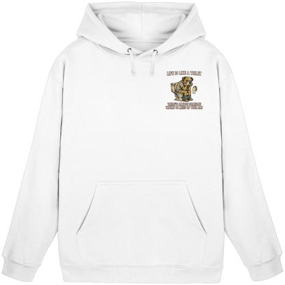 Life is Like a Toilet Premium Unisex Hoodie