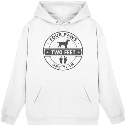 Four Paws Two Feet Premium Herren Hoodie