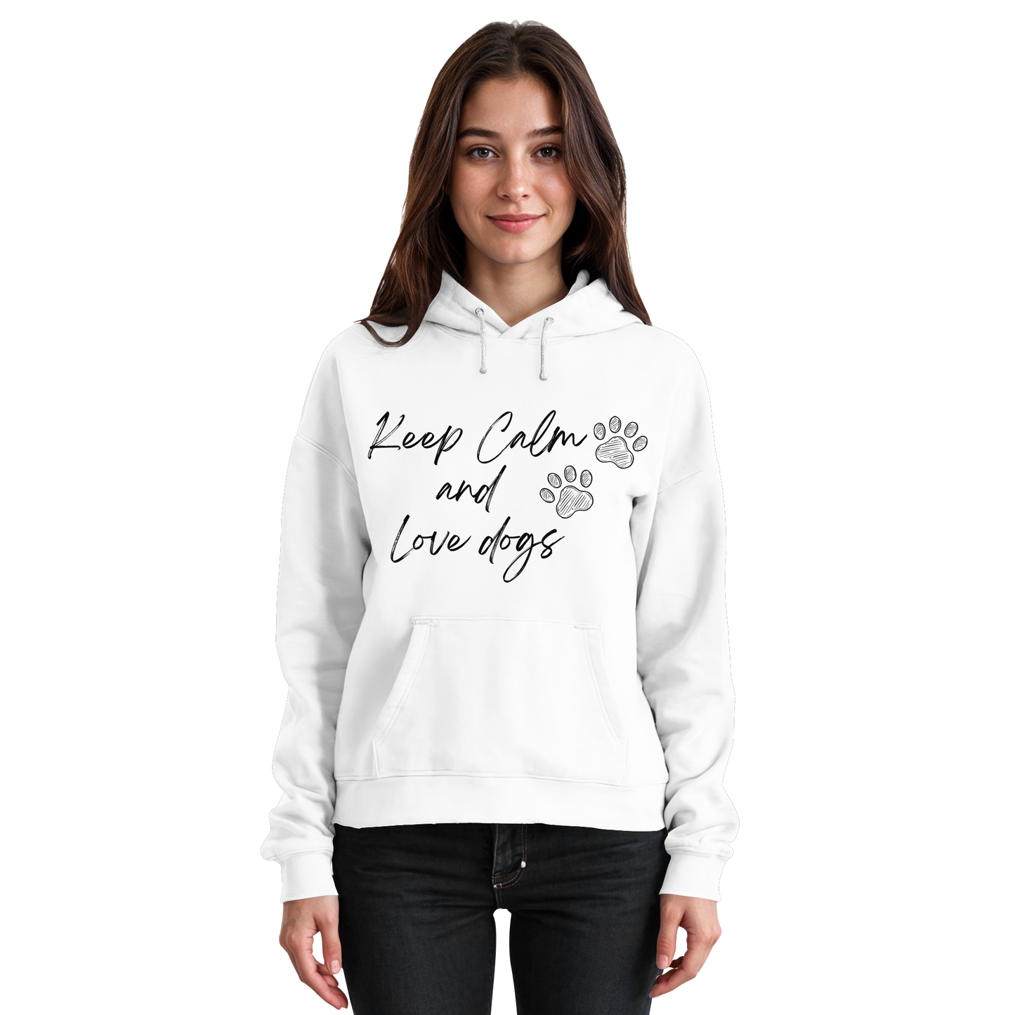 Premium Pfotenpoesie  Hoodie Love dogs