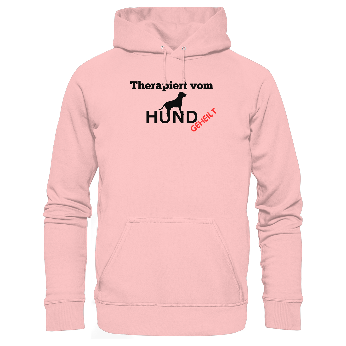 Premium Pfotenpoesie  Hoodie Therapiert von Hund