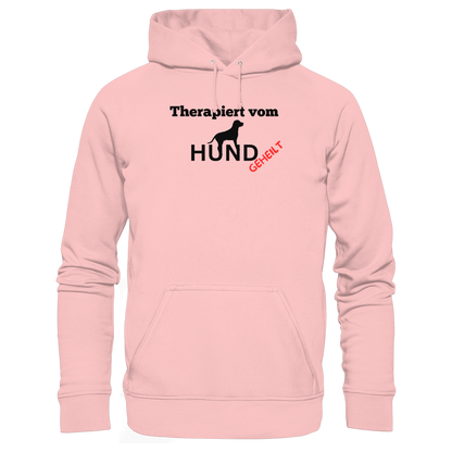 Therapiert vom Hund Premium Unisex Hoodie