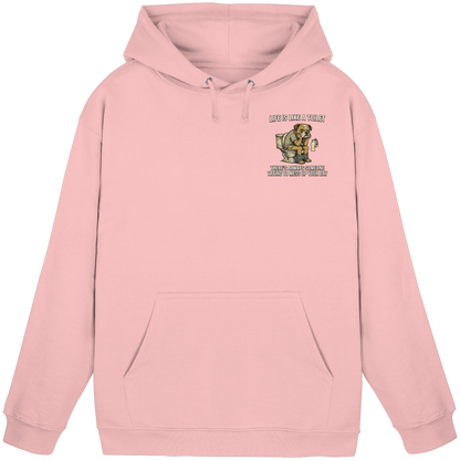 Life is Like a Toilet Premium Unisex Hoodie