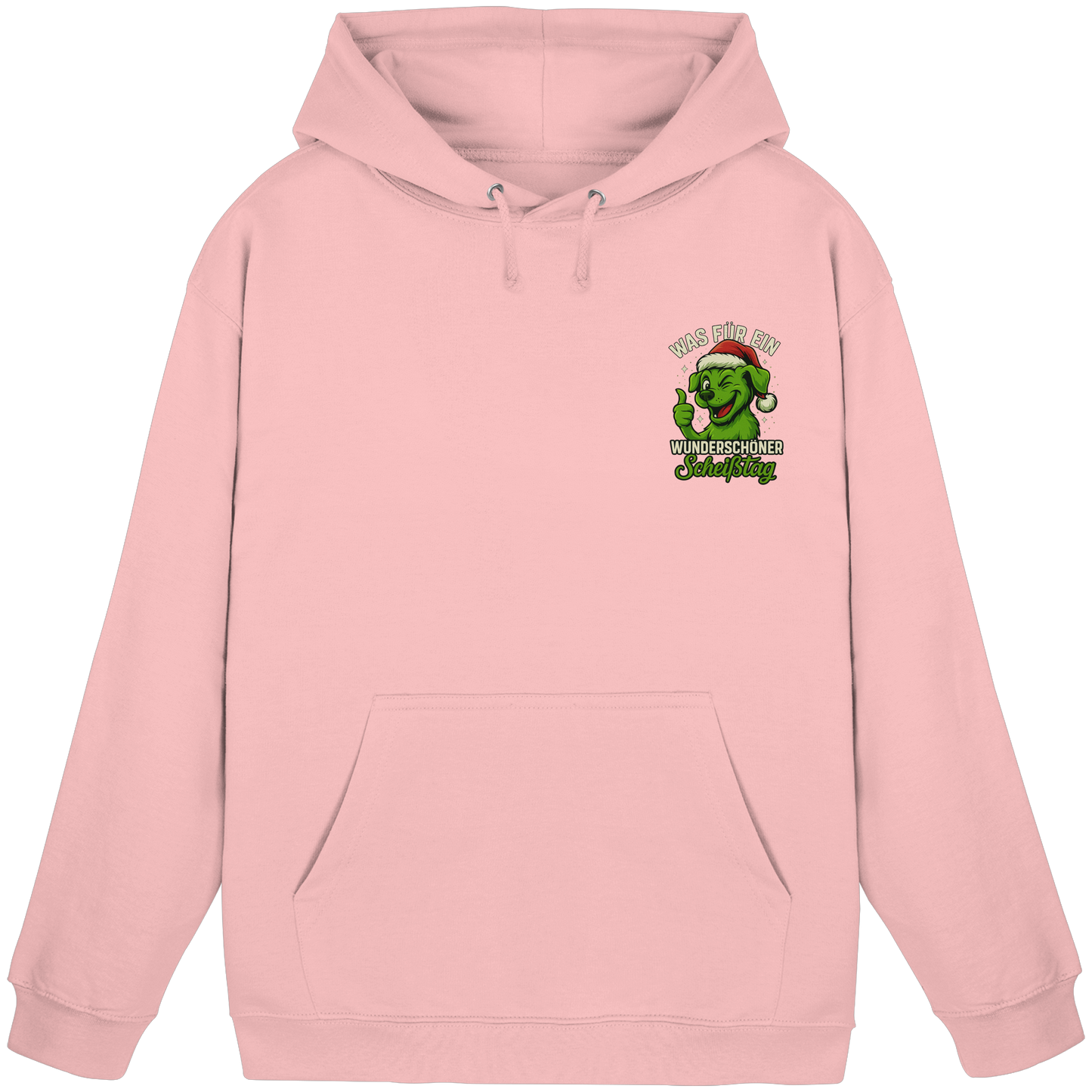 Premium Pfotenpoesie Unisex Hoodie Was für ein wunderschöner Scheißtag