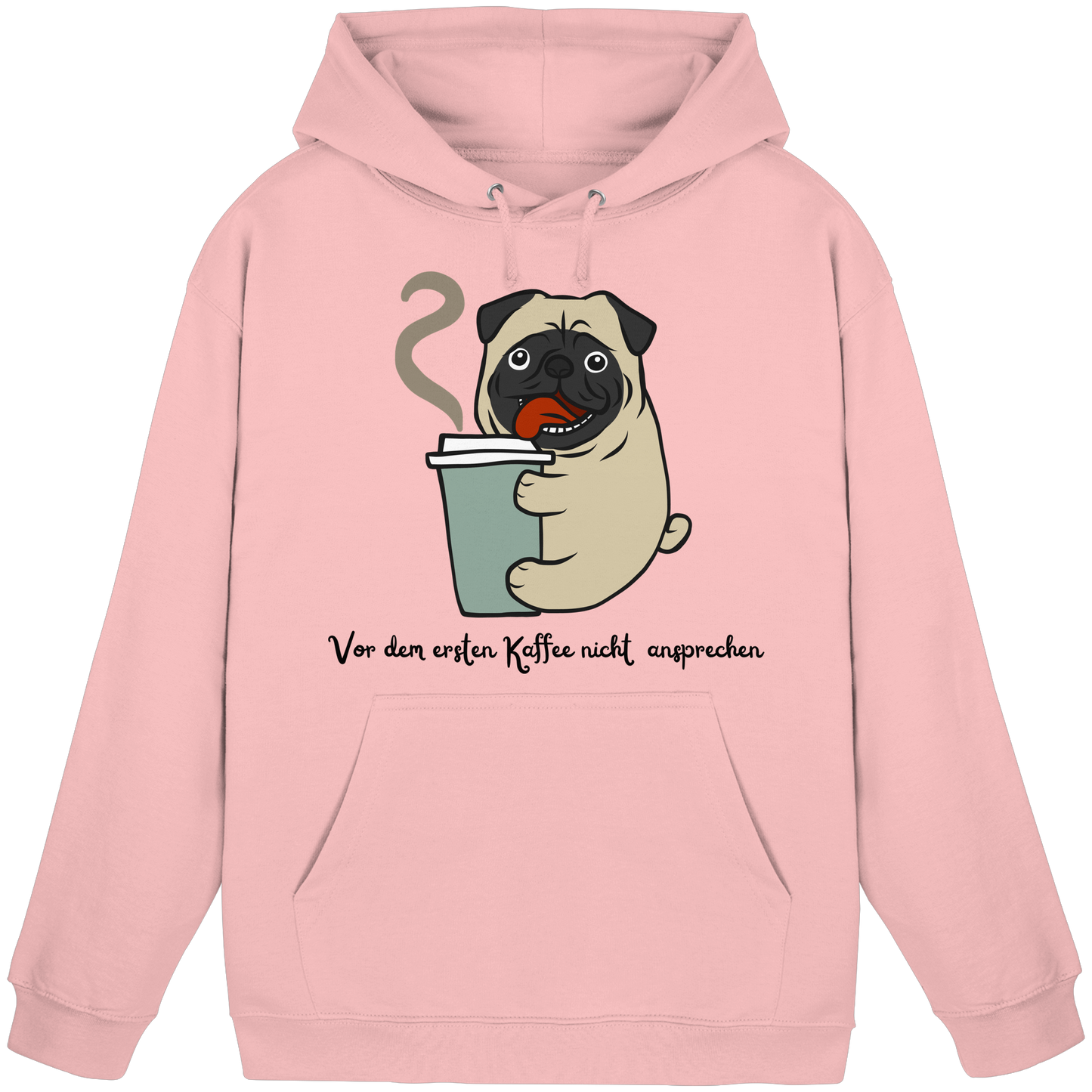 Premium Pfotenpoesie Hoodie Vor dem ersten Kaffee  nicht ansprechen