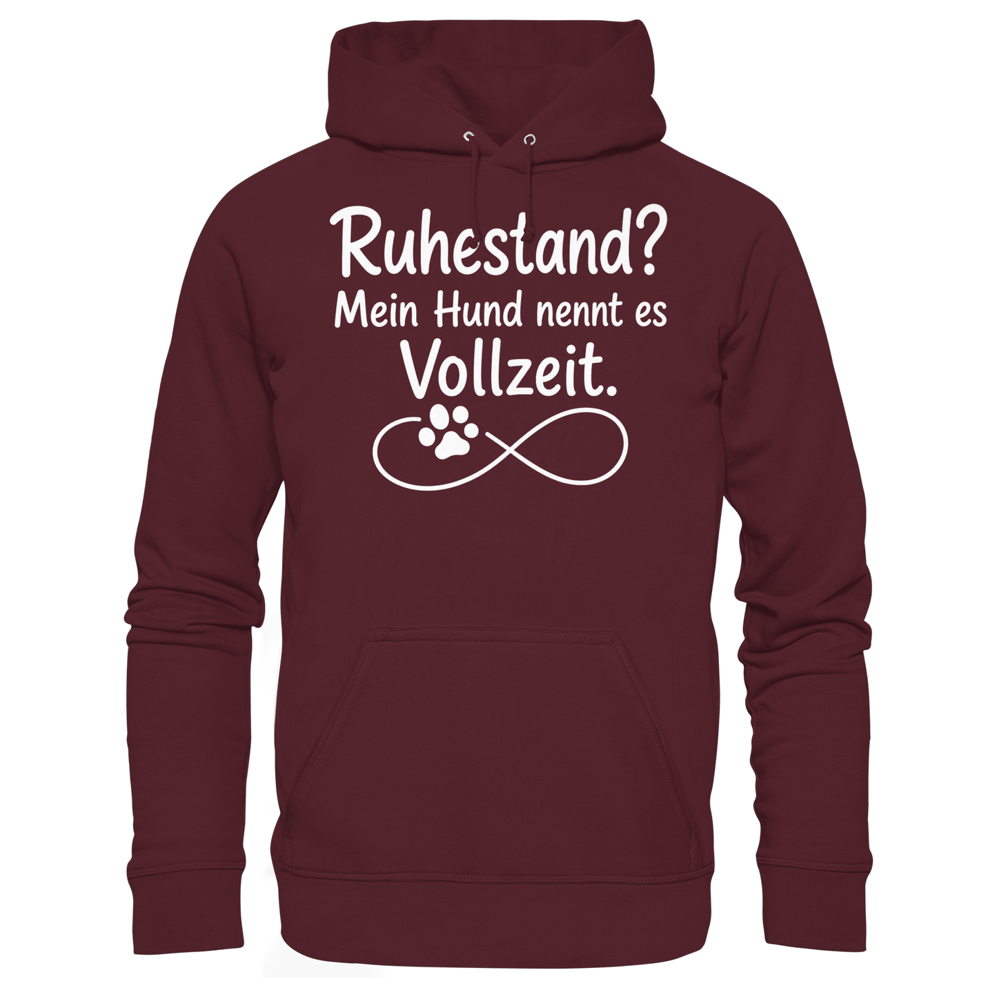 Mein Hund nennt es Vollzeit Unisex Hoodie