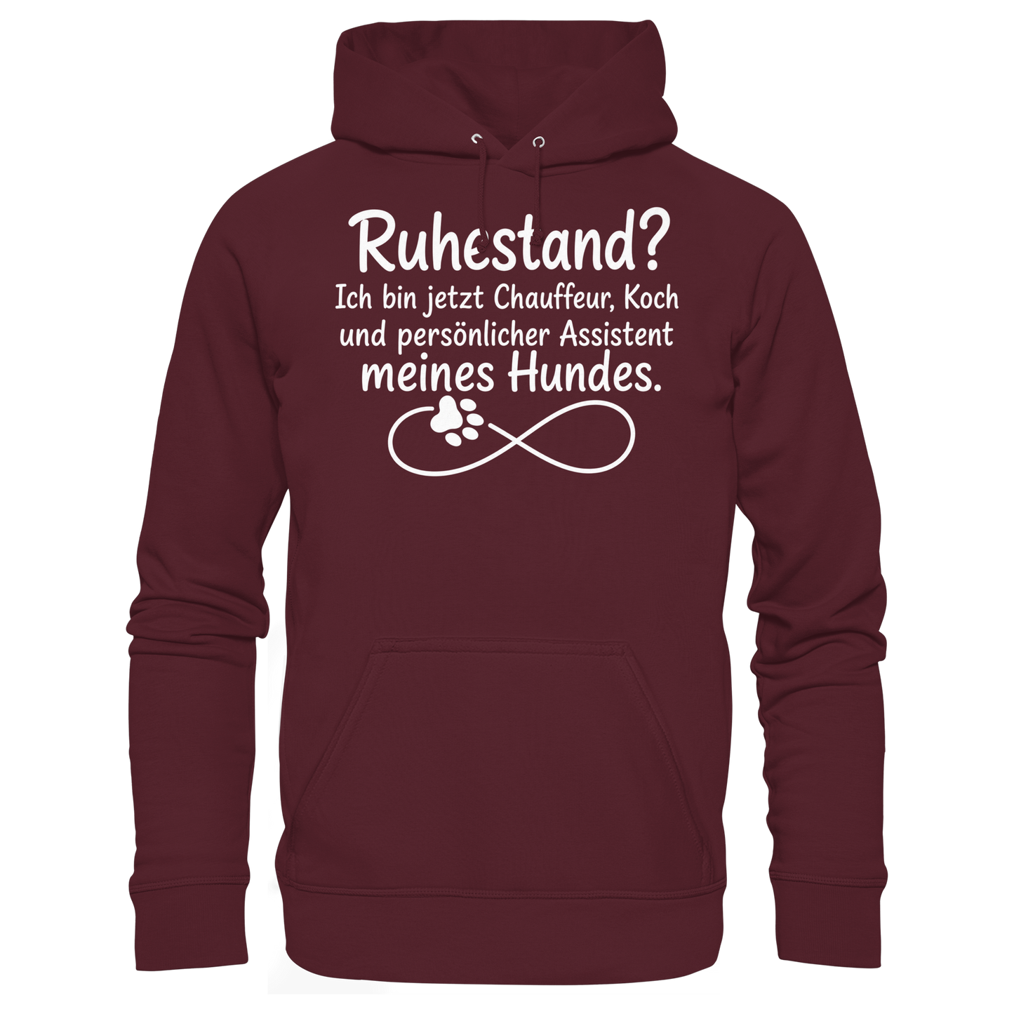 Früher Chef. Heute Leckerli-Beauftragter Unisex Hoodie