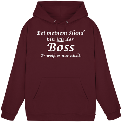 Bei Meinem Hund Bin Ich der Boss Unisex Hoodie