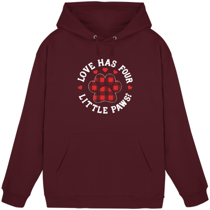 Love has Four Little Paws Premium Unisex Hoodie
