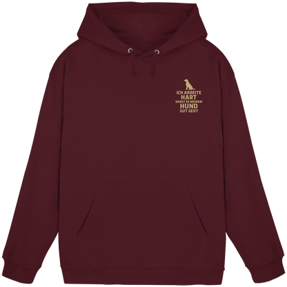 Ich Arbeite Hart Premium Unisex Hoodie