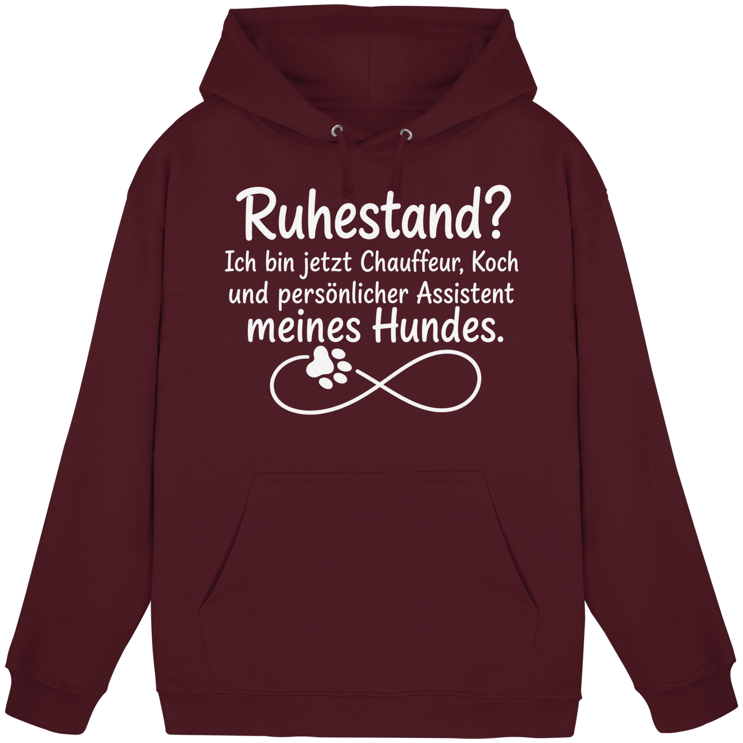 Früher Chef. Heute Leckerli-Beauftragter Unisex Hoodie