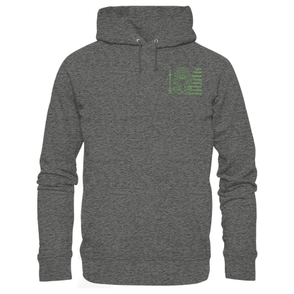 meditierender Hund Premium Unisex Hoodie