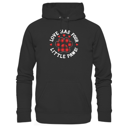 Love has Four Little Paws Premium Unisex Hoodie
