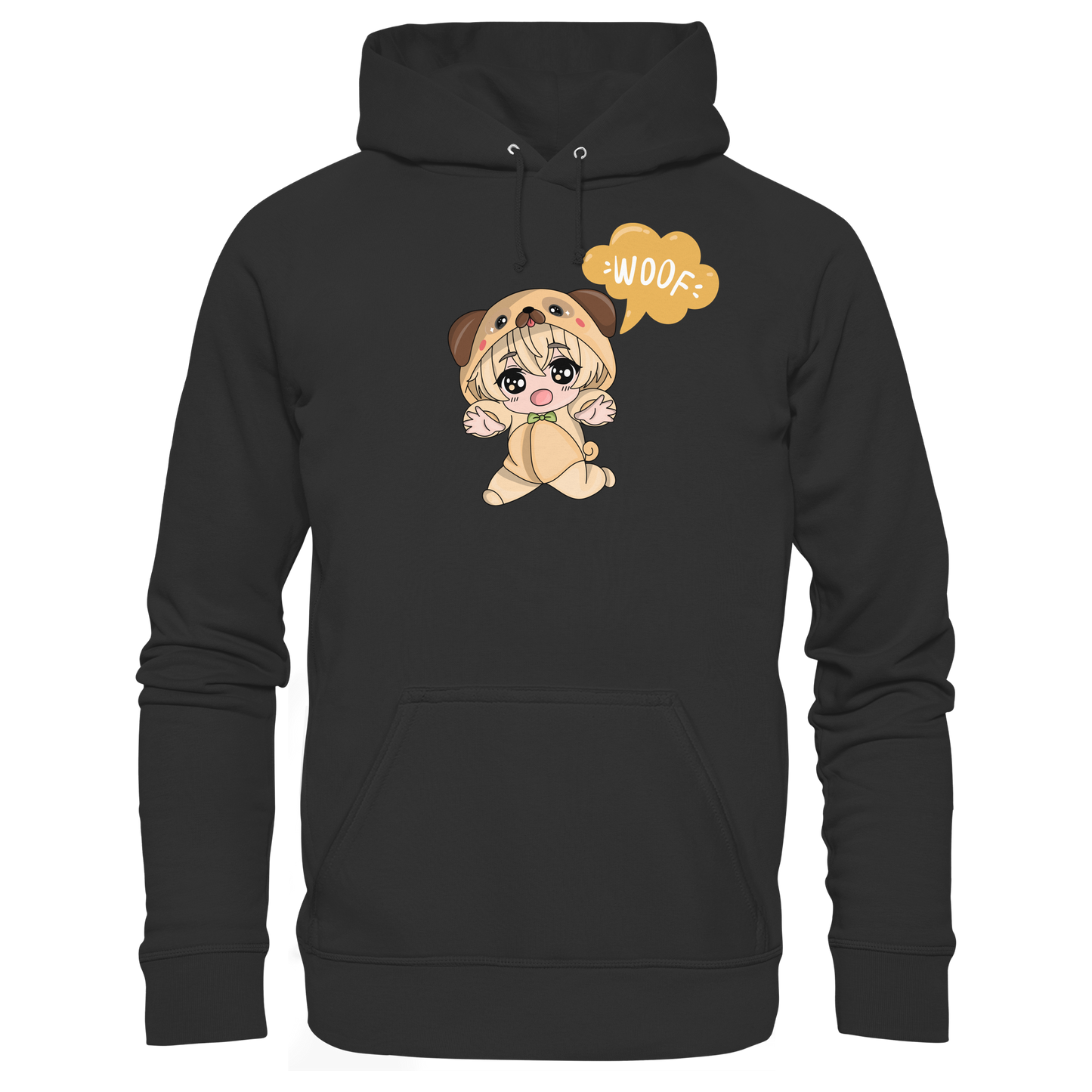 Premium Pfotenpoesie Hoodie WOOF