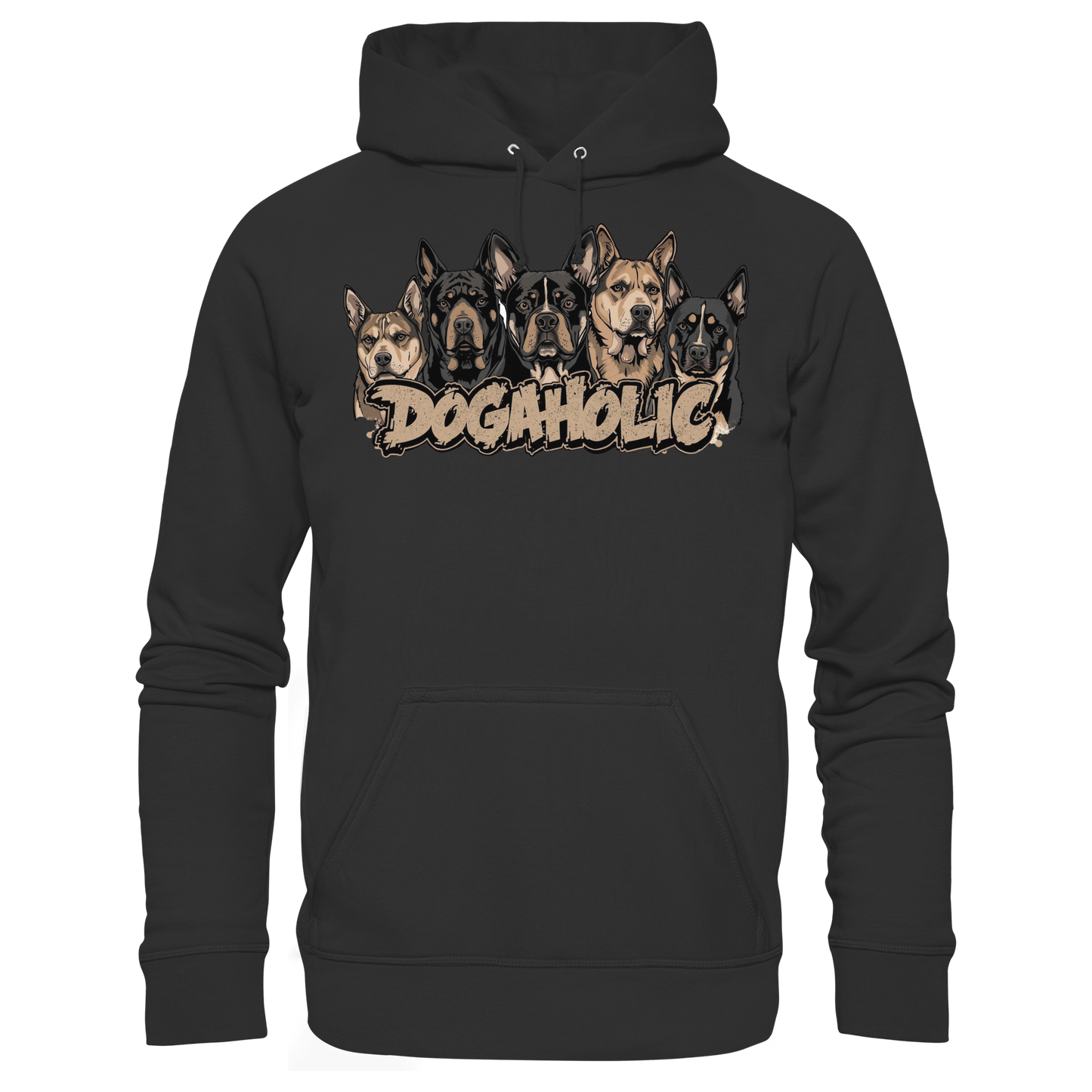 Premium Pfotenpoesie Hoodie Dogaholic