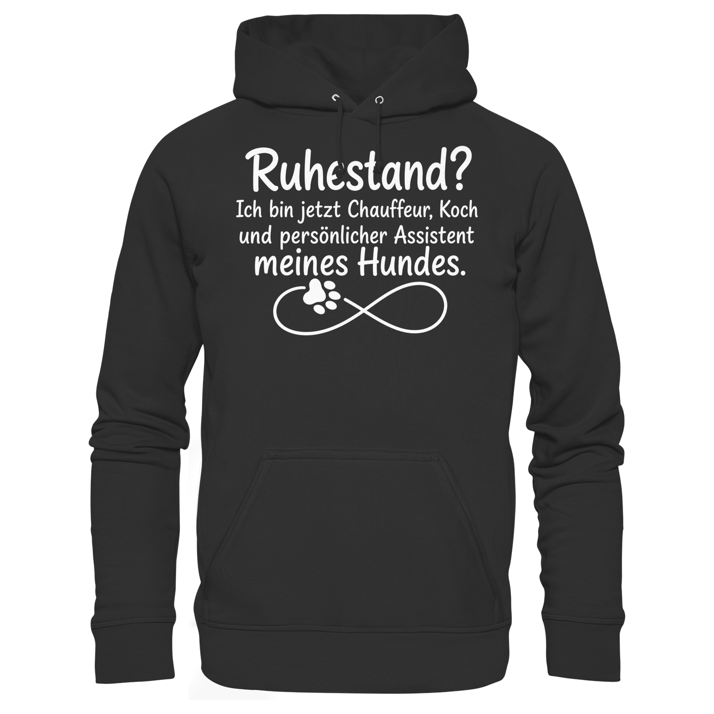 Früher Chef. Heute Leckerli-Beauftragter Unisex Hoodie