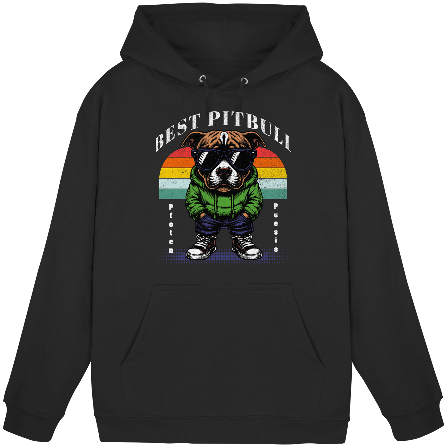 Premium Pfotenpoesie Hoodie Best Pitbull