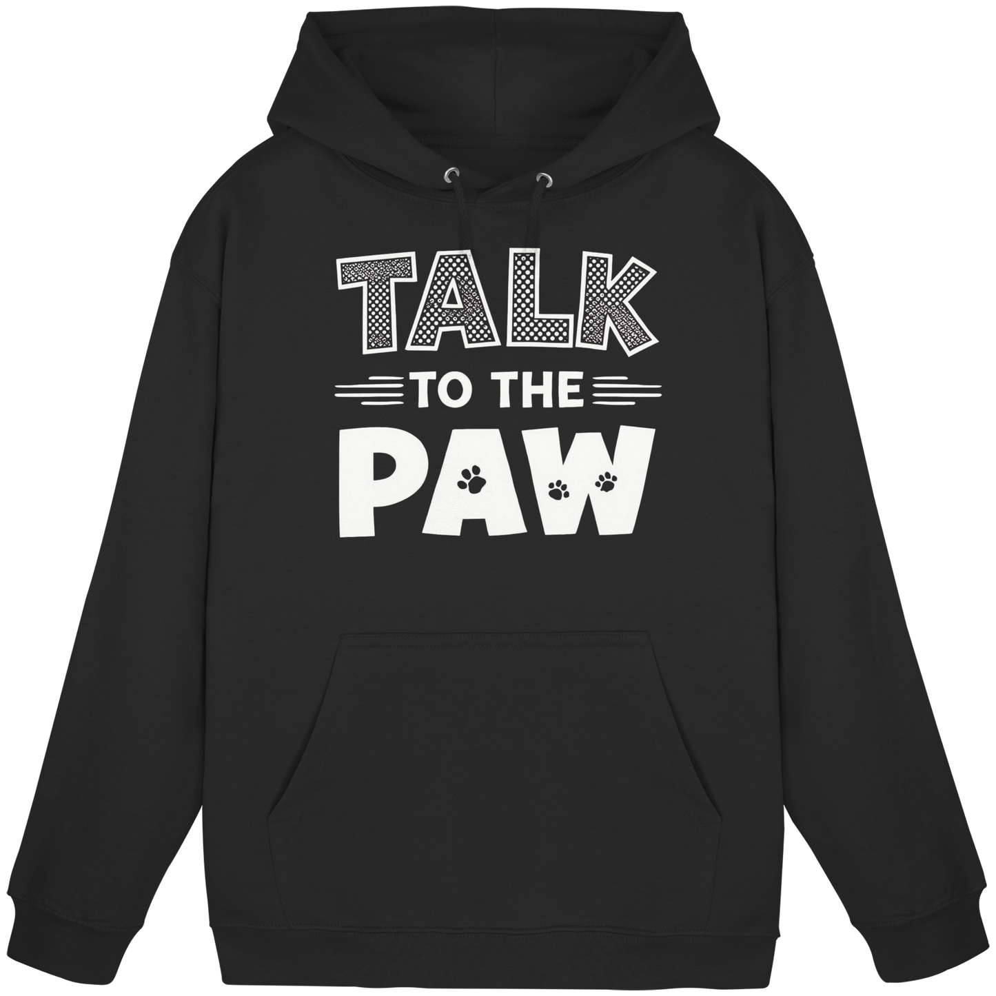 Premium Pfotenpoesie  Hoodie Talk To The Paw