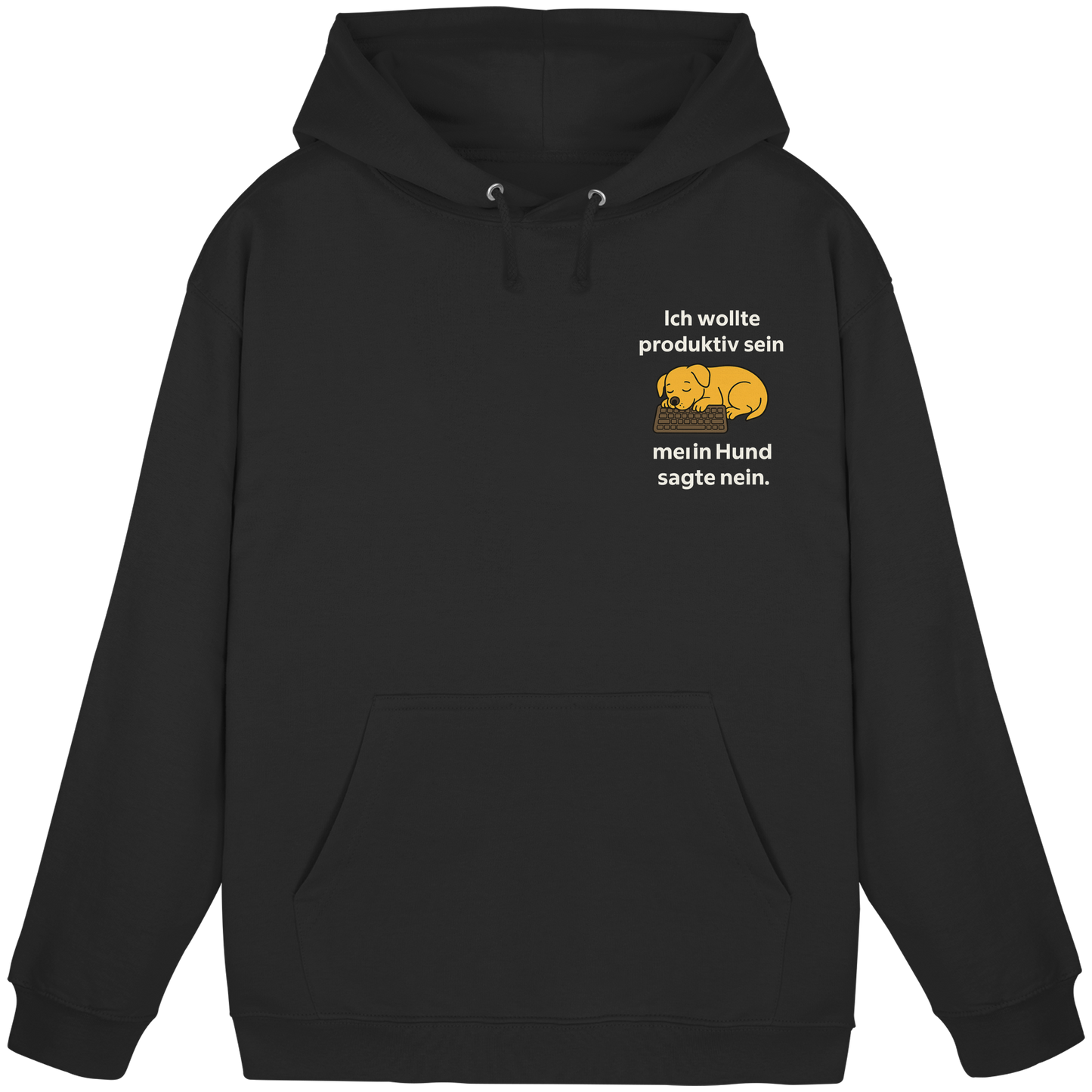Premium Pfotenpoesie  Unisex Hoodie Ich wollte Produktiv sein