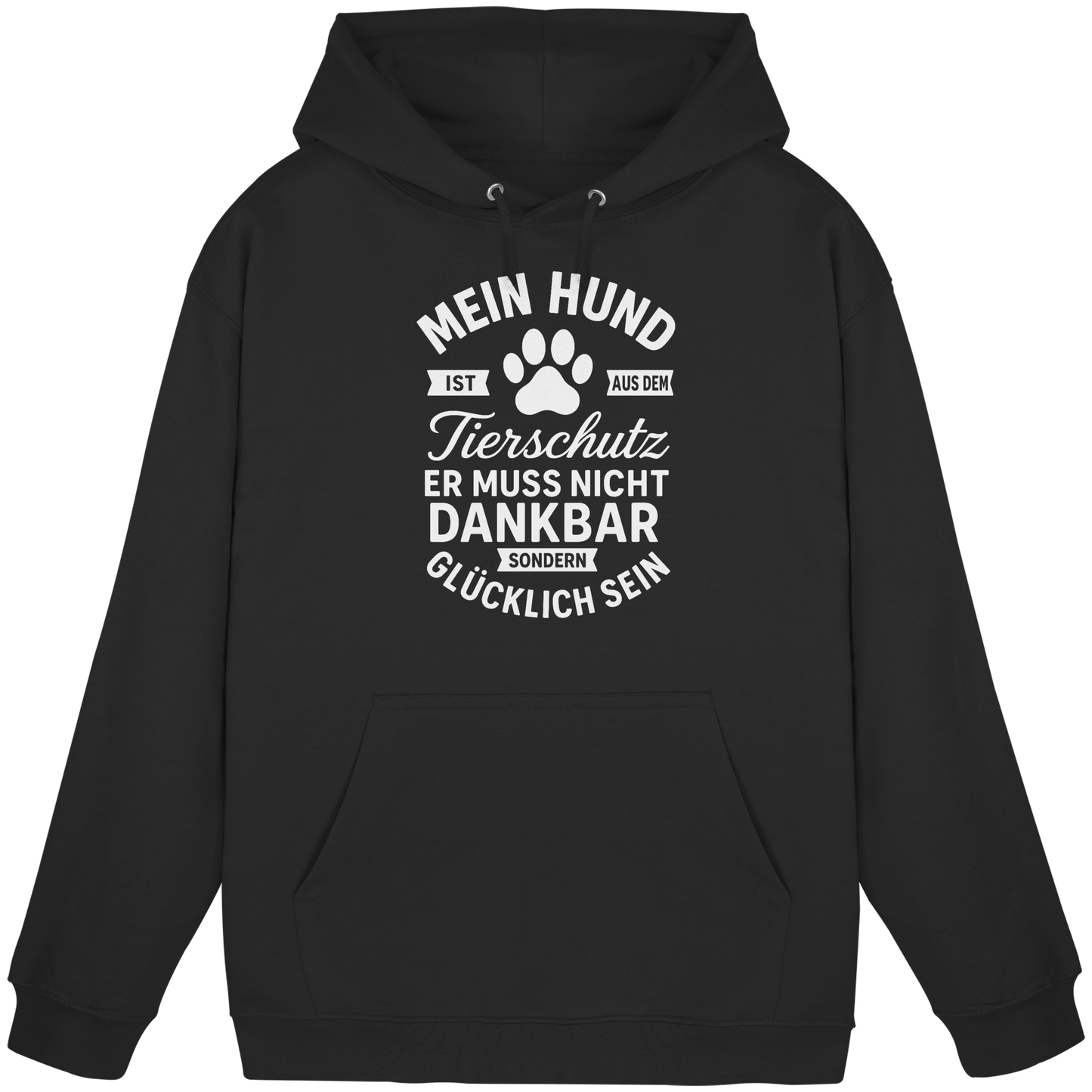Premium Pfotenpoesie Unisex Hoodie Tierschtz