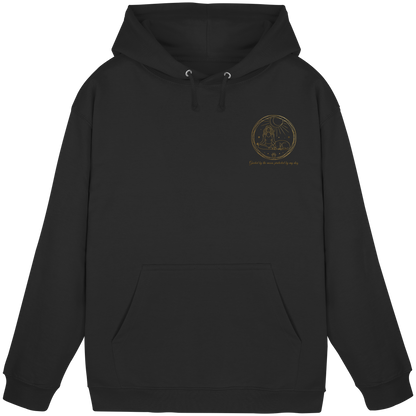Guided by the Moon, Protected by My Dog Premium Unisex Hoodie