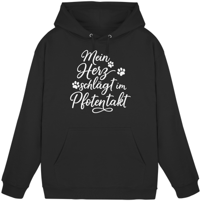 Mein Herz Schlägt im Pfotentakt Premium Unisex Hoodie