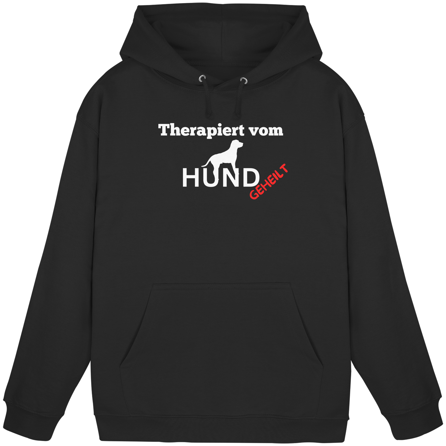 Premium Pfotenpoesie  Hoodie Therapiert von Hund