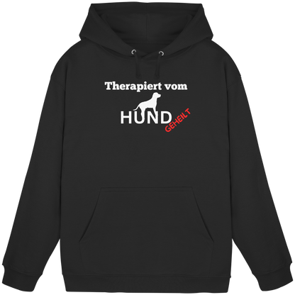 Therapiert vom Hund Premium Unisex Hoodie