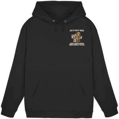 Life is Like a Toilet Premium Unisex Hoodie