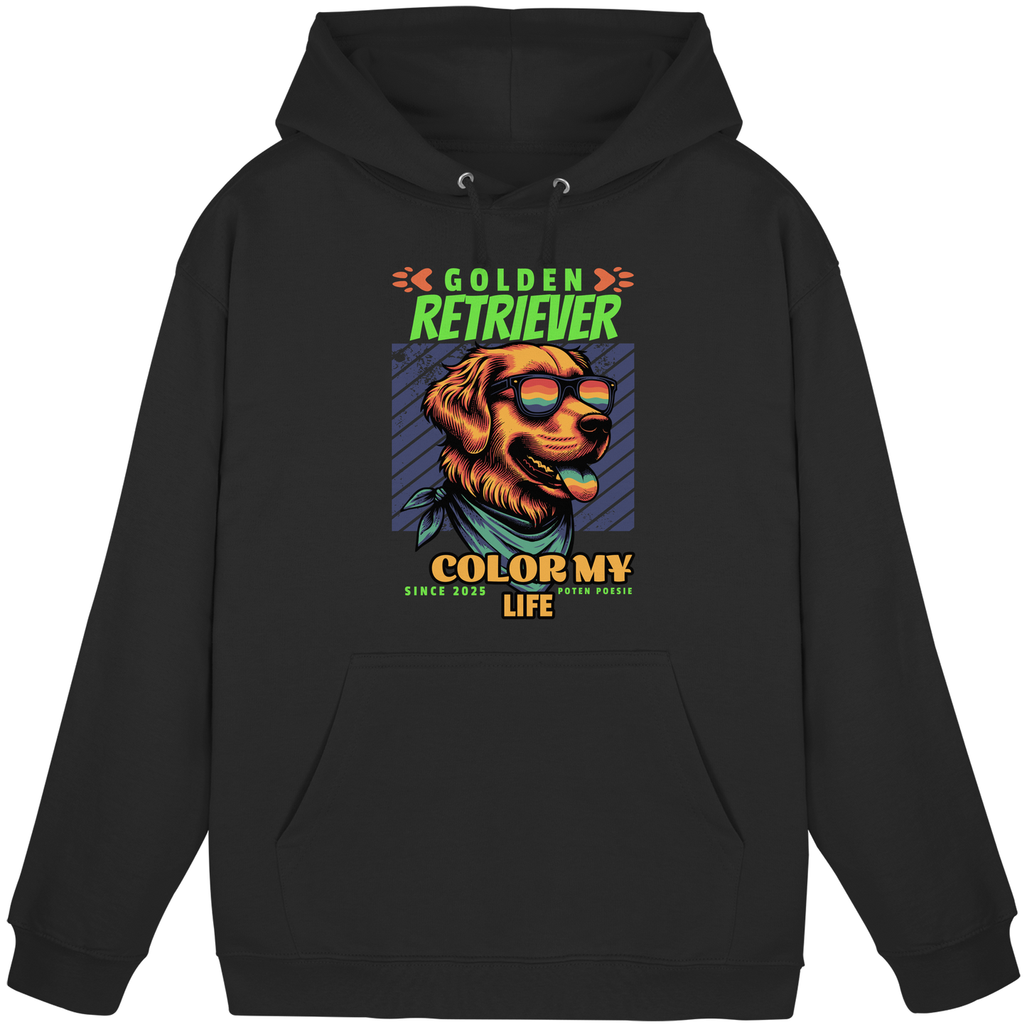 Premium Pfotenpoesie Hoodie Golden Retriever