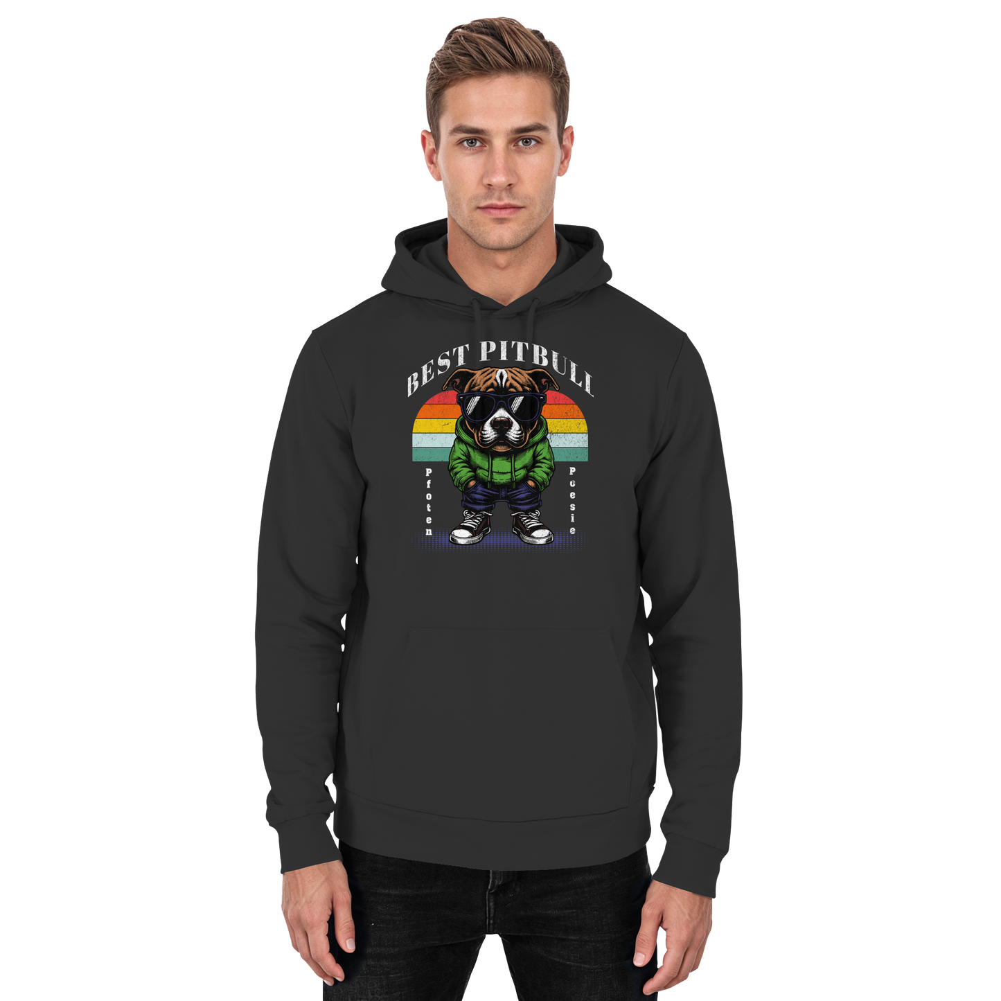 Premium Pfotenpoesie Hoodie Best Pitbull