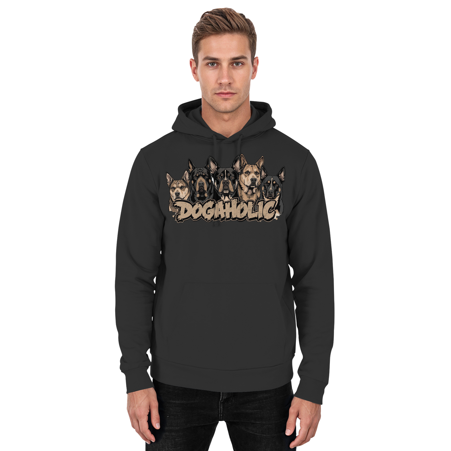 Premium Pfotenpoesie Hoodie Dogaholic