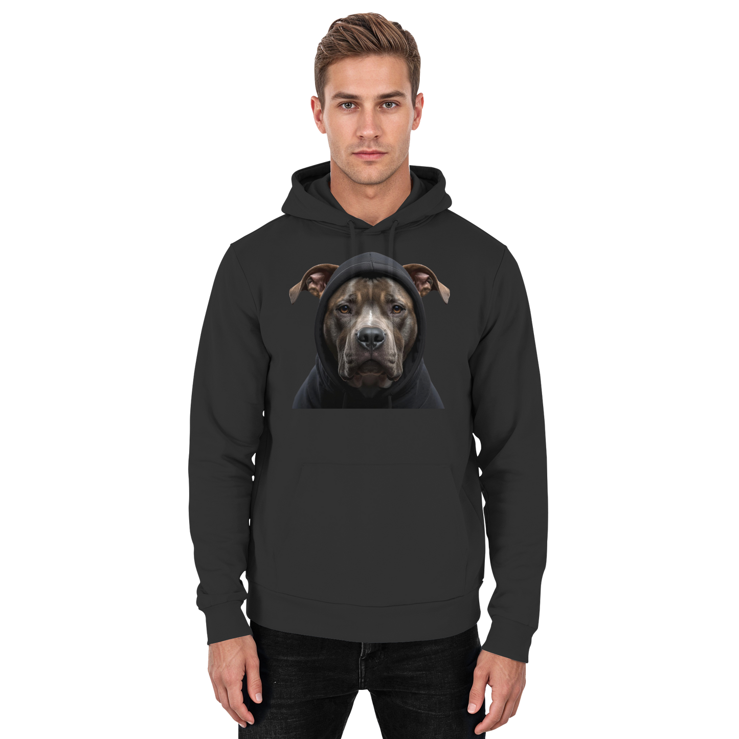 Premium Pfotenpoesie Hoodie Pitbull