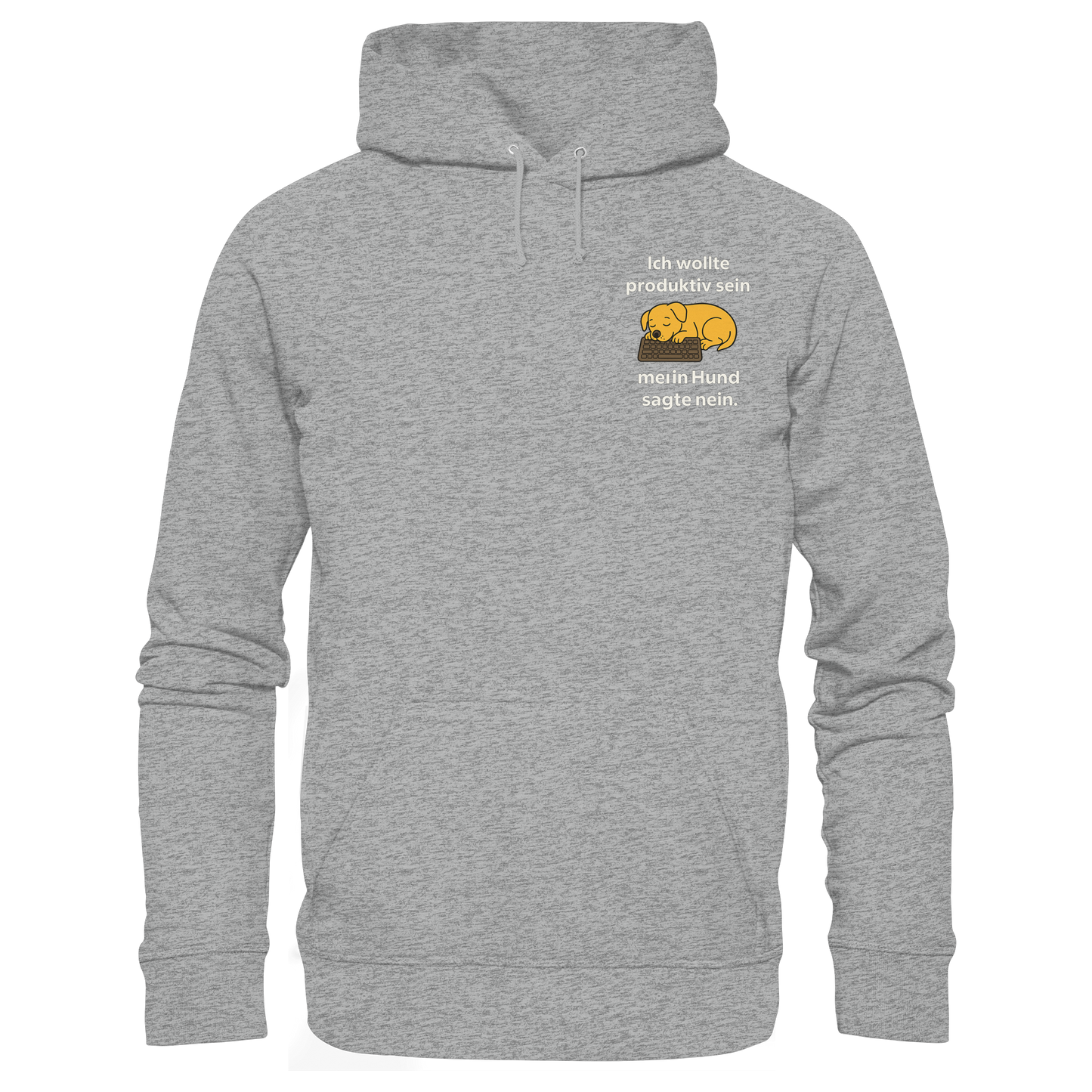 Premium Pfotenpoesie  Unisex Hoodie Ich wollte Produktiv sein