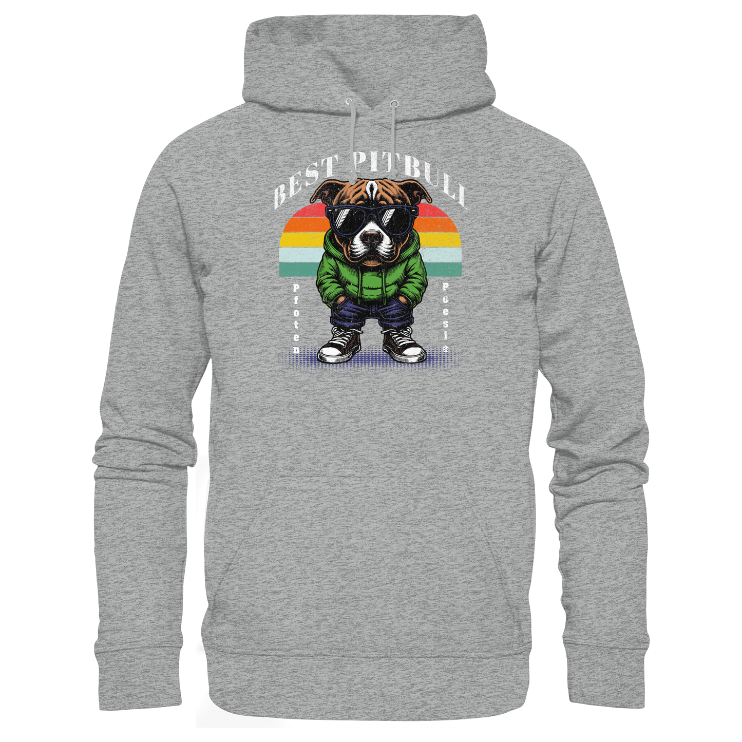 Premium Pfotenpoesie Hoodie Best Pitbull