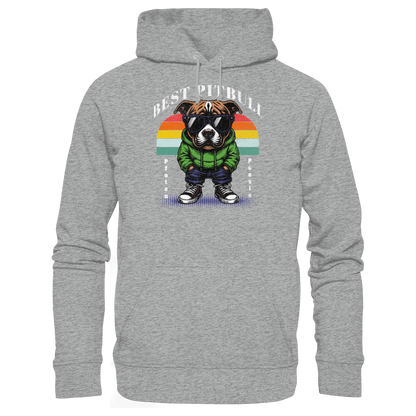Best Pitbull Premium Herren Hoodie Pfotenpoesie