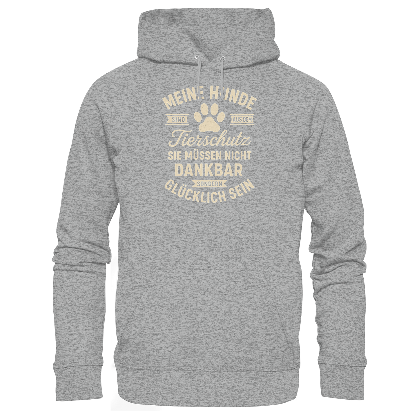 Premium Pfotenpoesie Tierschutz Hoodie