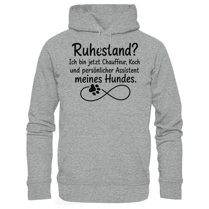 Früher Chef. Heute Leckerli-Beauftragter Unisex Hoodie