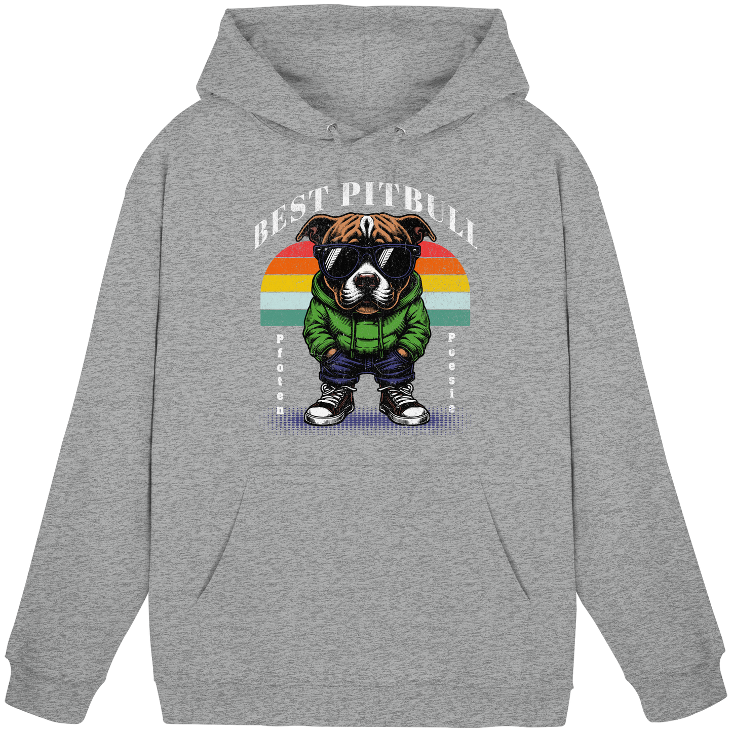 Premium Pfotenpoesie Hoodie Best Pitbull