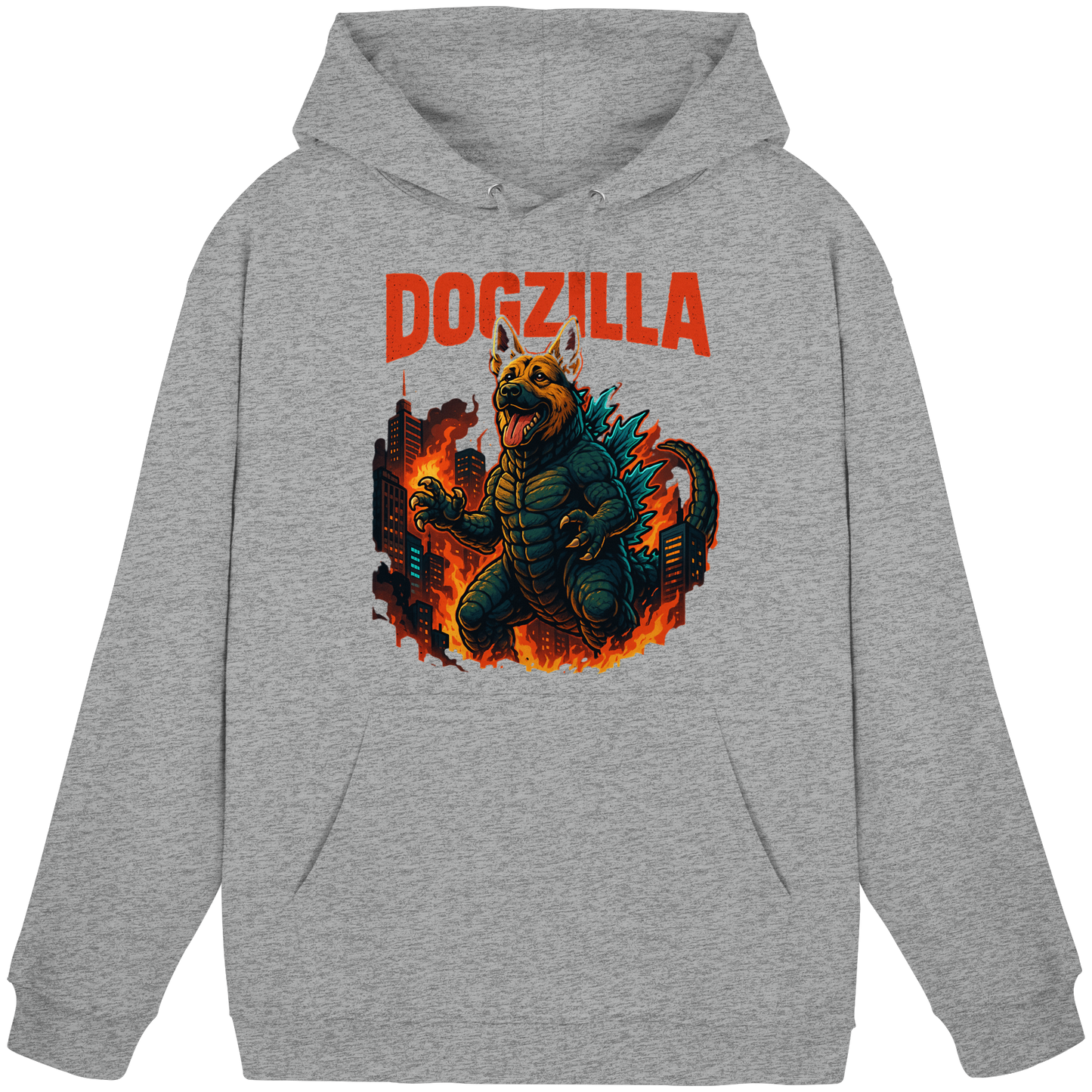 Premium Pfotenpoesie Hoodie Dogzilla