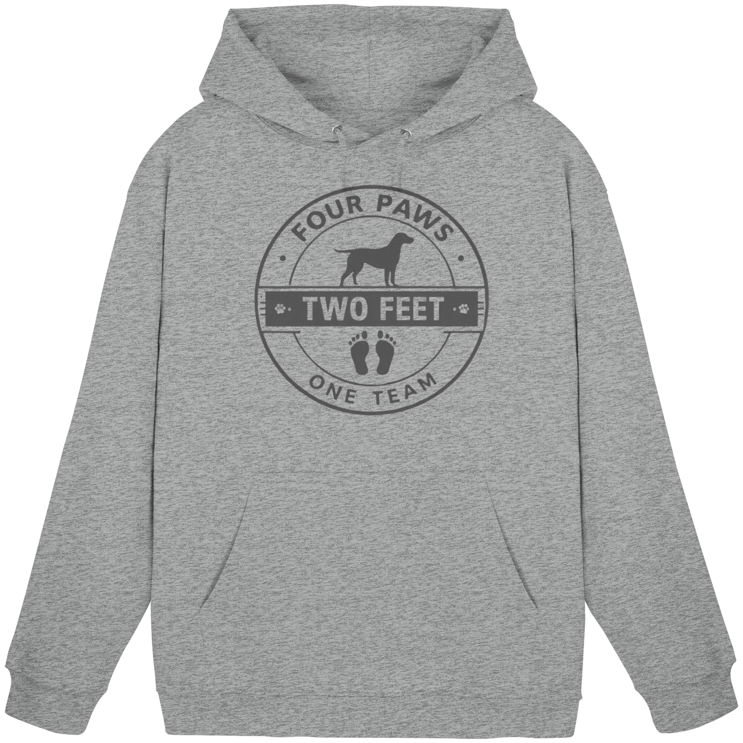 Premium Pfotenpoesie Hoodie Four Paws Two Feet