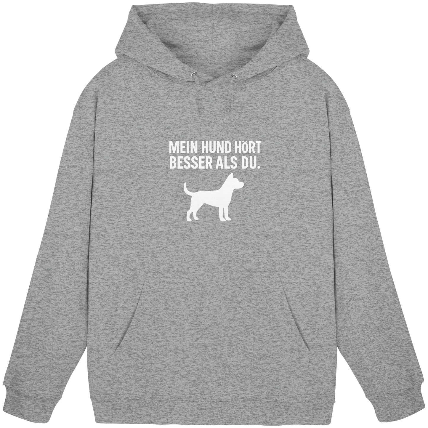 Premium Pfotenpoesie  Hoodie Mein Hund Hört Besser als du